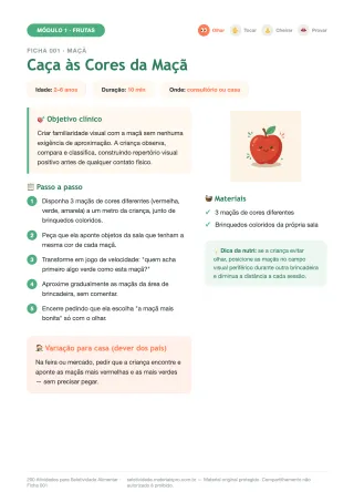 Ficha real: Caça às Cores da Maçã