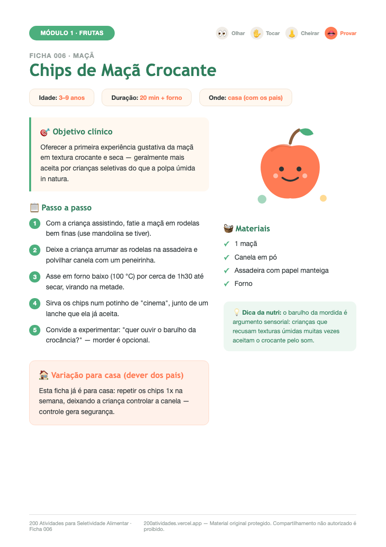 Ficha de fruta